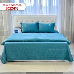 Chăn ga gối Sông Hồng Basic cotton BC25118